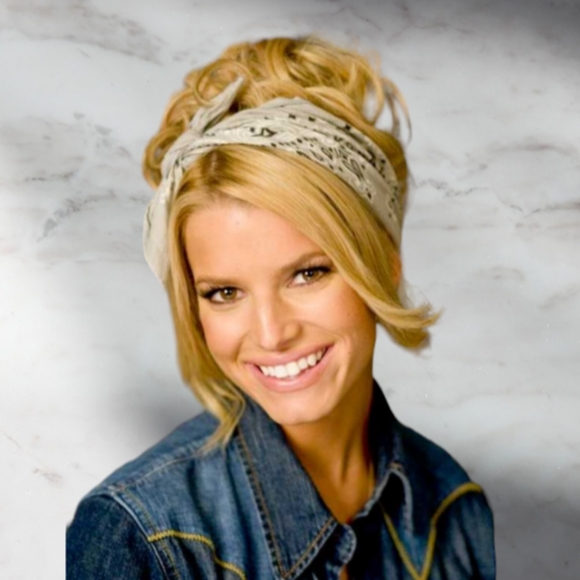 Jessica Simpson Headscarf Neck Scarf - Picture 9 of 9